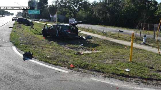 Florida officer accused of driving over 100 mph in crash that killed child