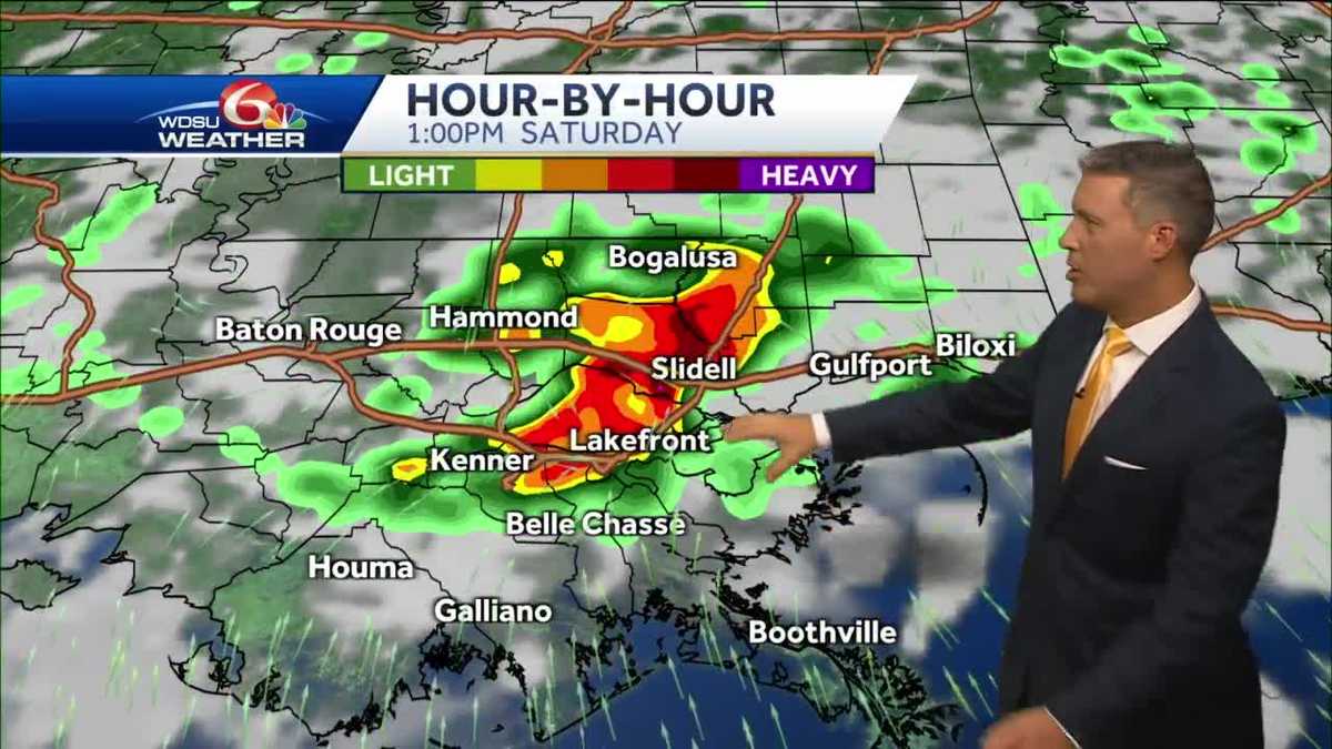 New Orleans Jazz Fest forecast heat and humidity storm chances