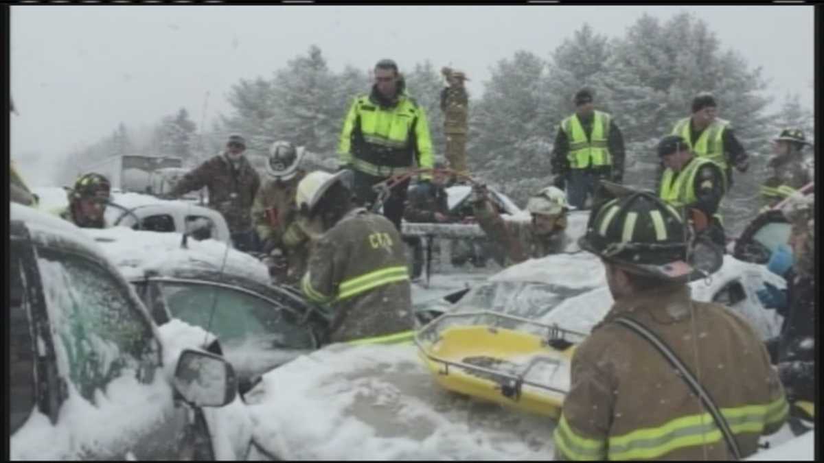 Off-duty firefighter describes massive I-95 pileup