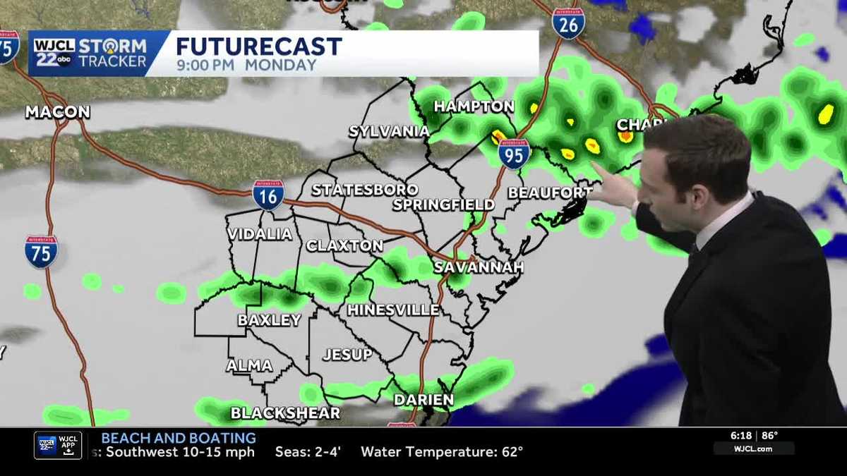 Warm weather continues and rain chances return for Southeast Georgia ...