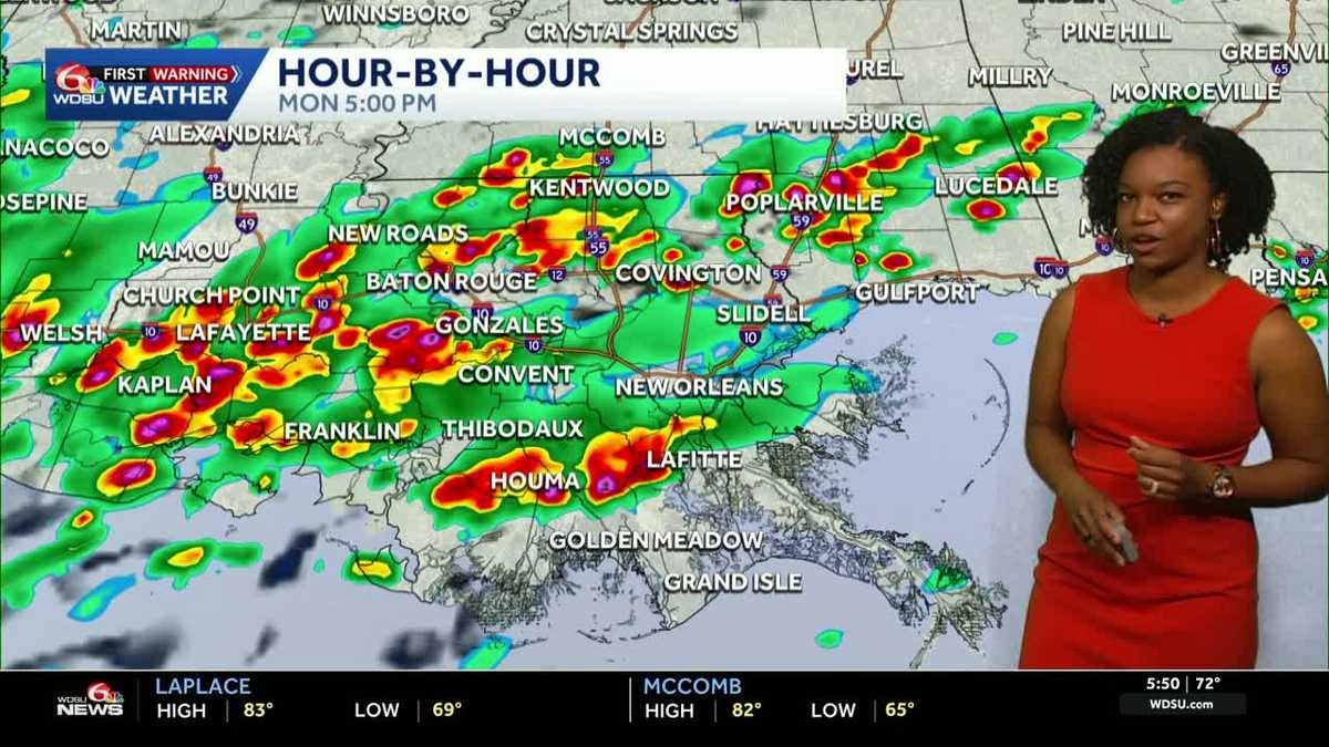 Impact Day: Heavy rain, storms expected for your Monday afternoon and ...