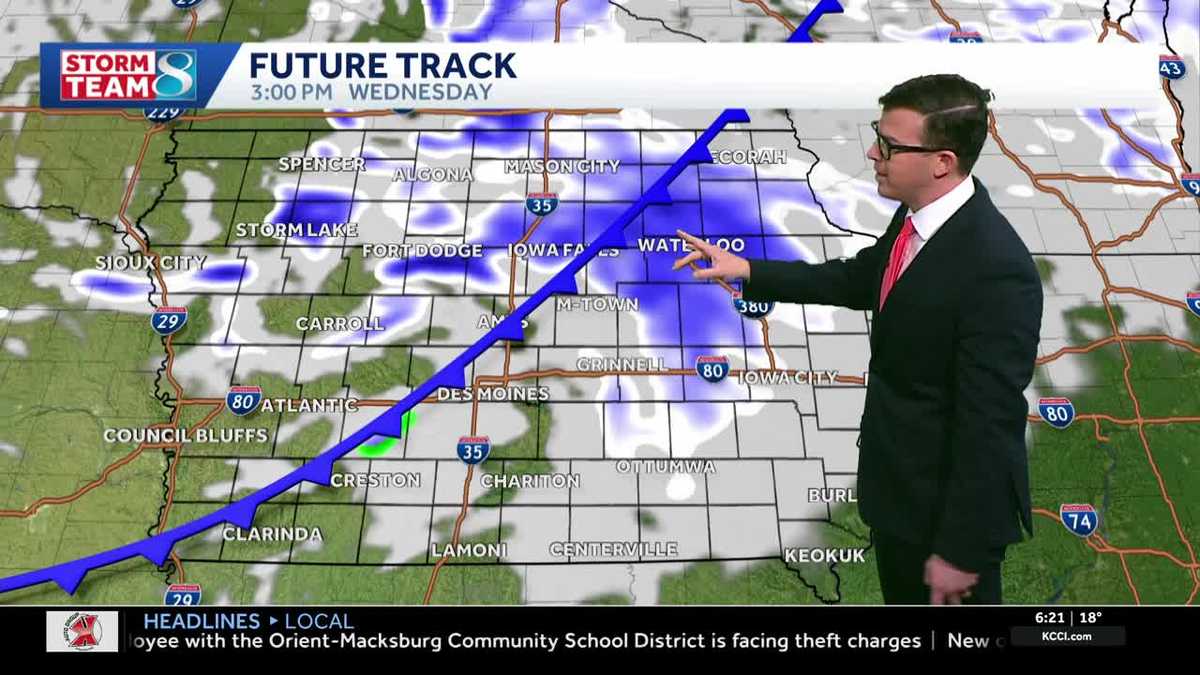 Iowa weather: Gusty winds return today with snow showers before our extreme temperature drop