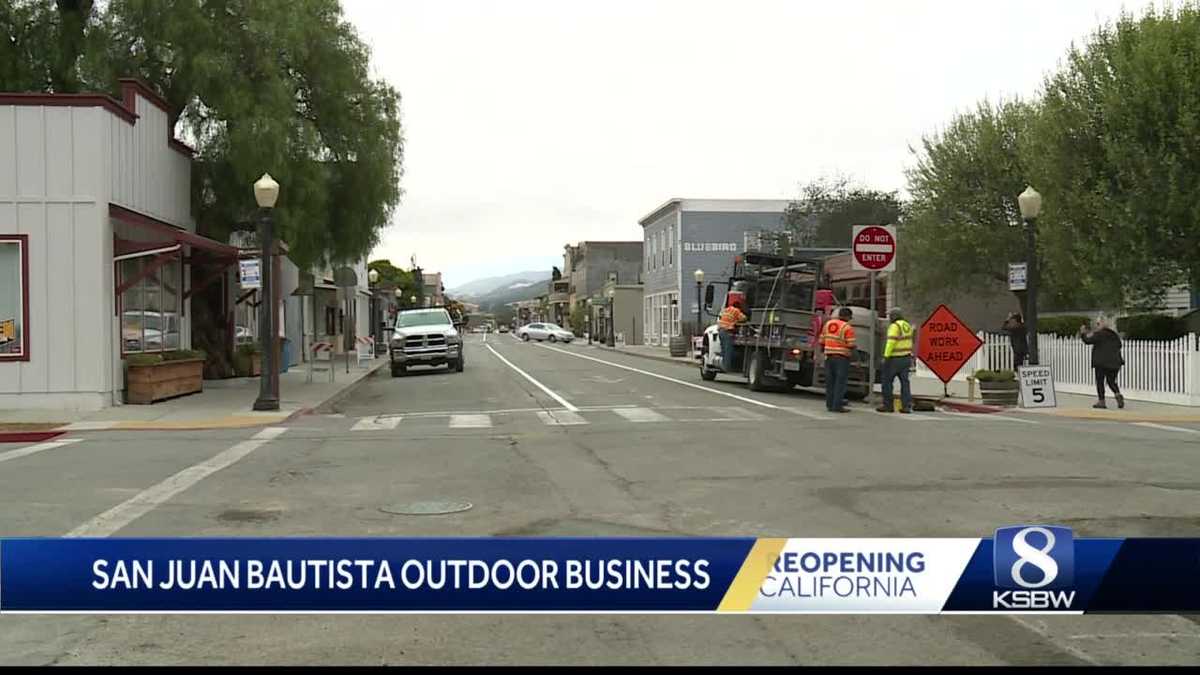 San Juan Bautista expands businesses outdoors