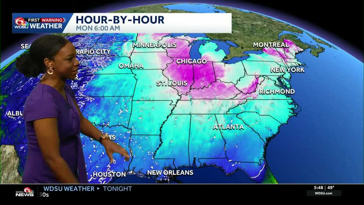 Warmer couple of days before really cold air arrives next week