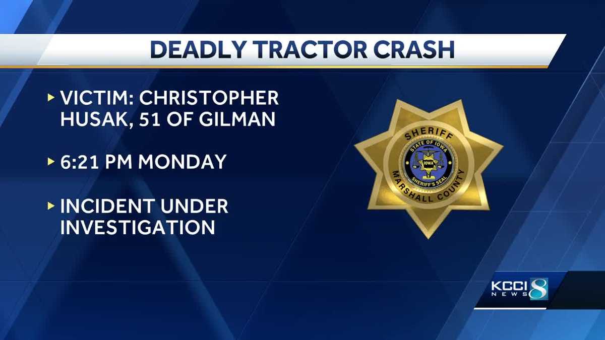 Gilman man dies after being hit by tractor