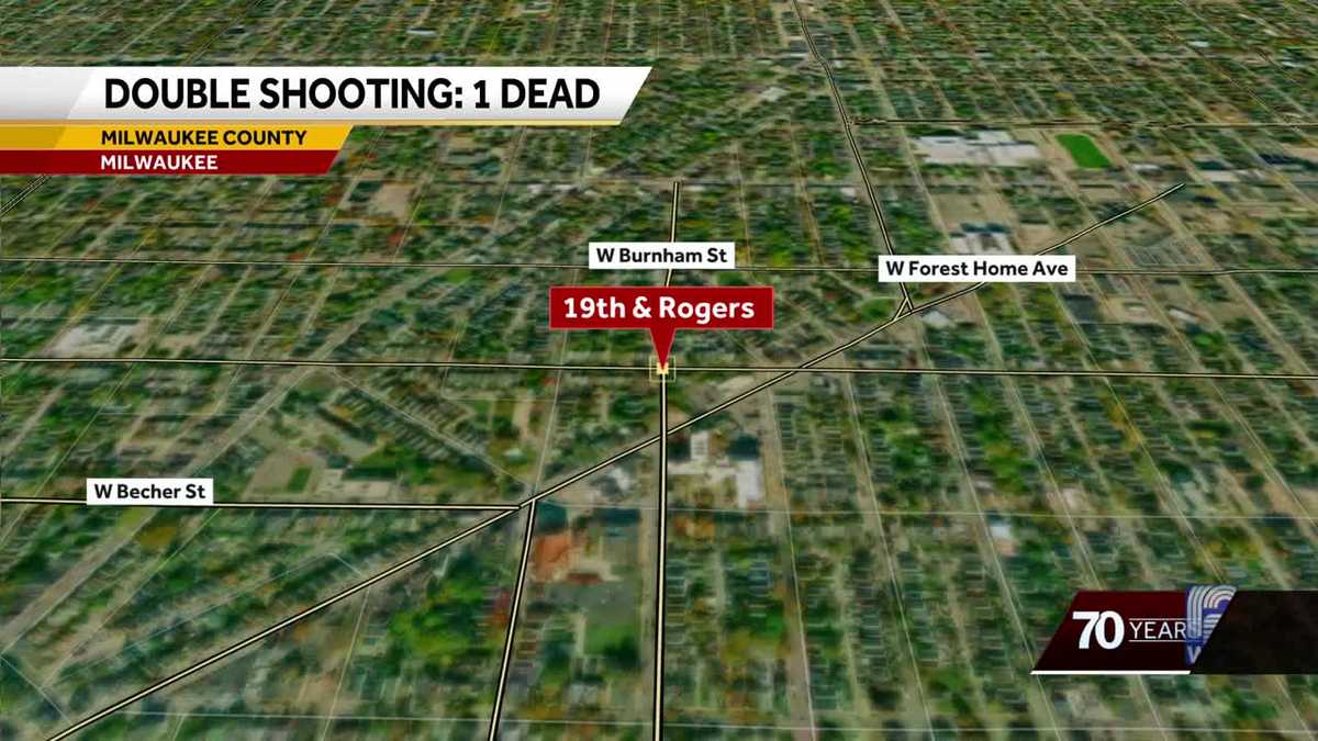 One person killed in double shooting in Milwaukee