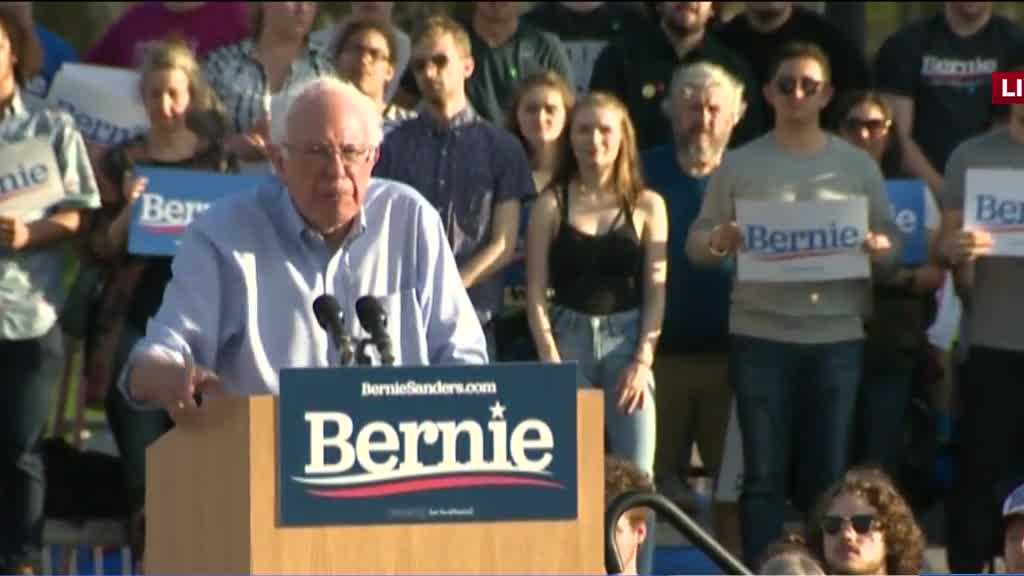 Sen. Bernie Sanders pitches a tougher line than President Donald Trump ...