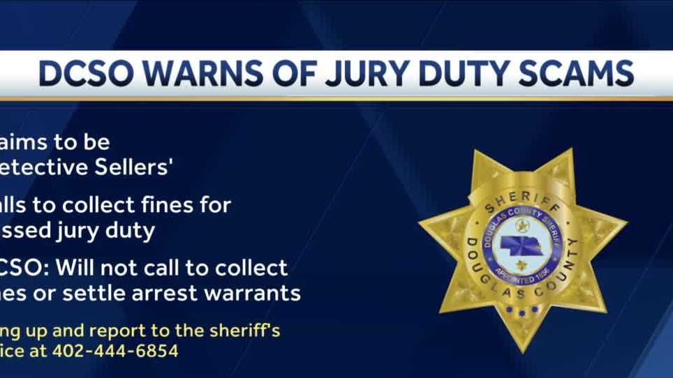 Douglas County Sheriff's Office warning of jury duty scam calls