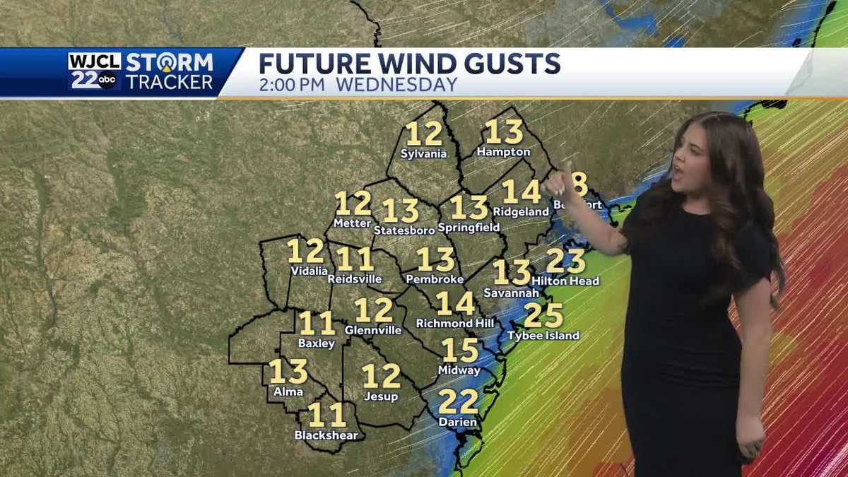 Cooler conditions continue with rain for the end of the week - WJCL