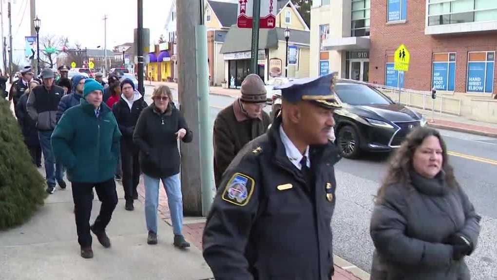 Leaders hold community walk after string of Catonsville break-ins