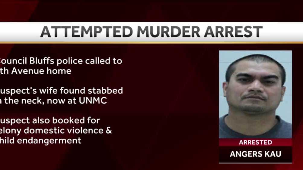 Council Bluffs police book man on attempted murder after domestic incident