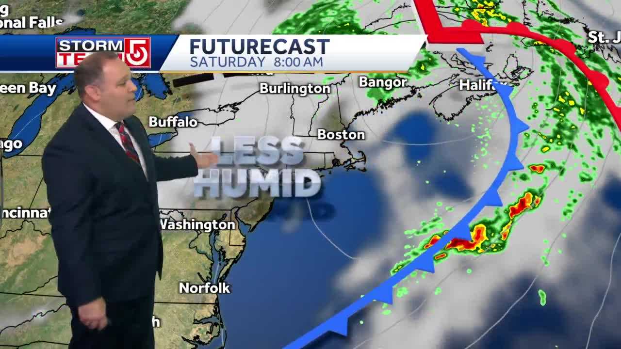 Video: Cooler, Less Humid Air Arrives For Weekend