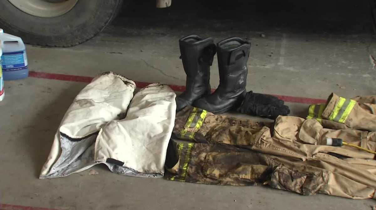 Marengo Fire Department assesses damage to its own equipment