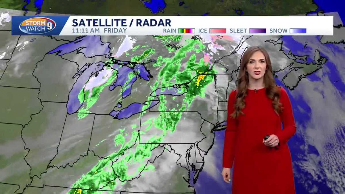 Video: Warmer weather as rain moves through New Hampshire