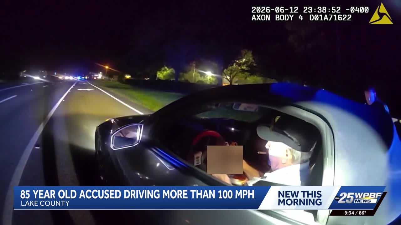 Florida police charge 85-year-old driver with street racing
