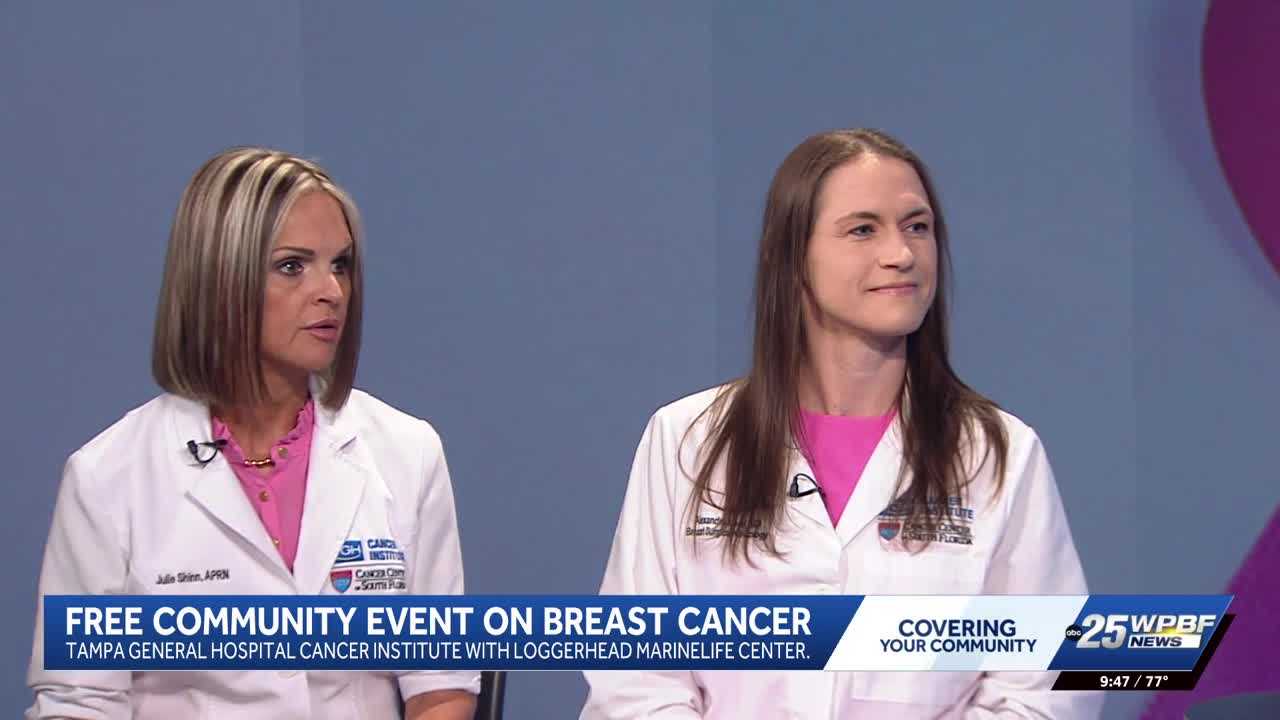 Tampa General Hospital and Loggerhead Marine Life Center host free breast cancer awareness event