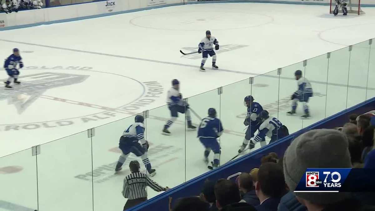 UNE hockey team loses in NCAA tourney