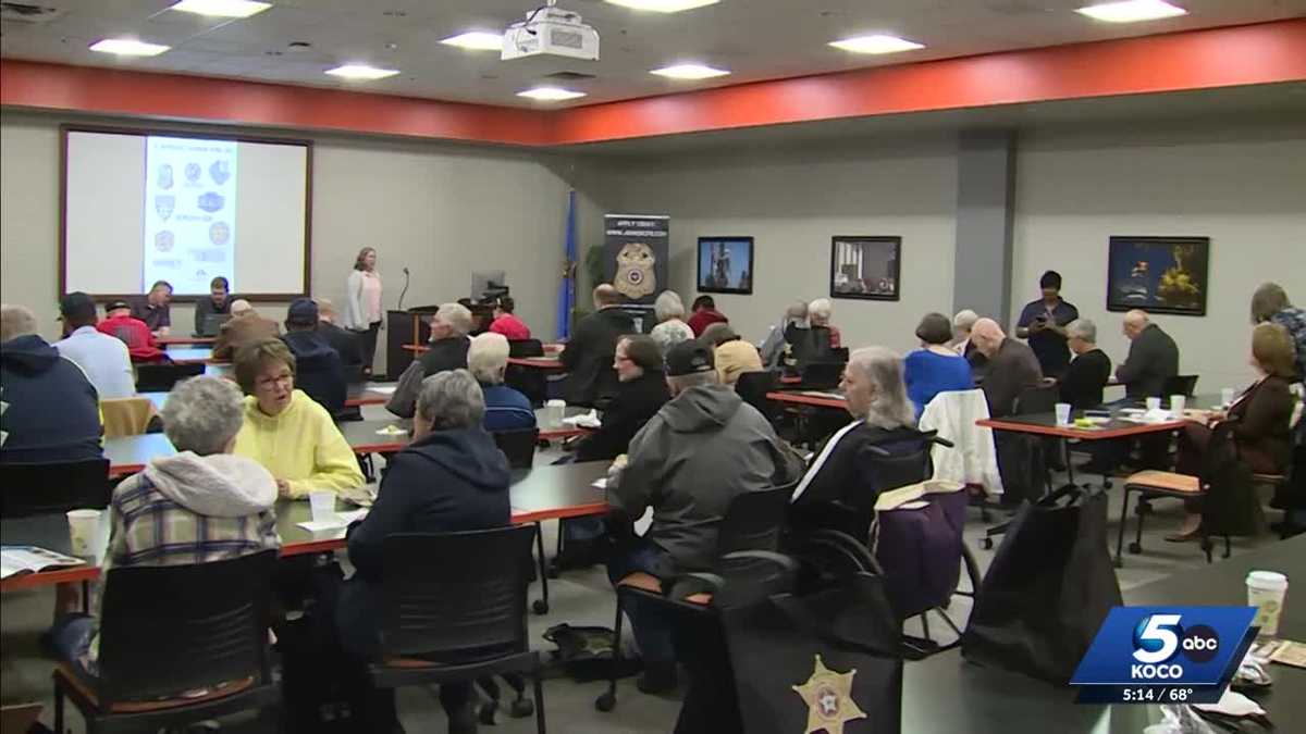 Oklahoma City agencies host event to help educate older adults on scams