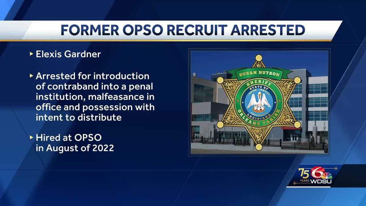 Former OPSO recruit sentenced for smuggling contraband