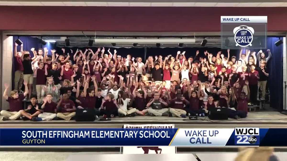 Monday's Wake Up Call South Effingham Elementary