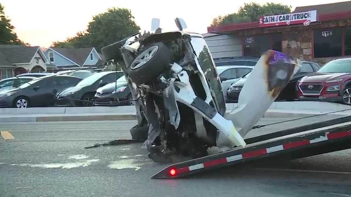 People get to safety after car catches fire on NW OKC road