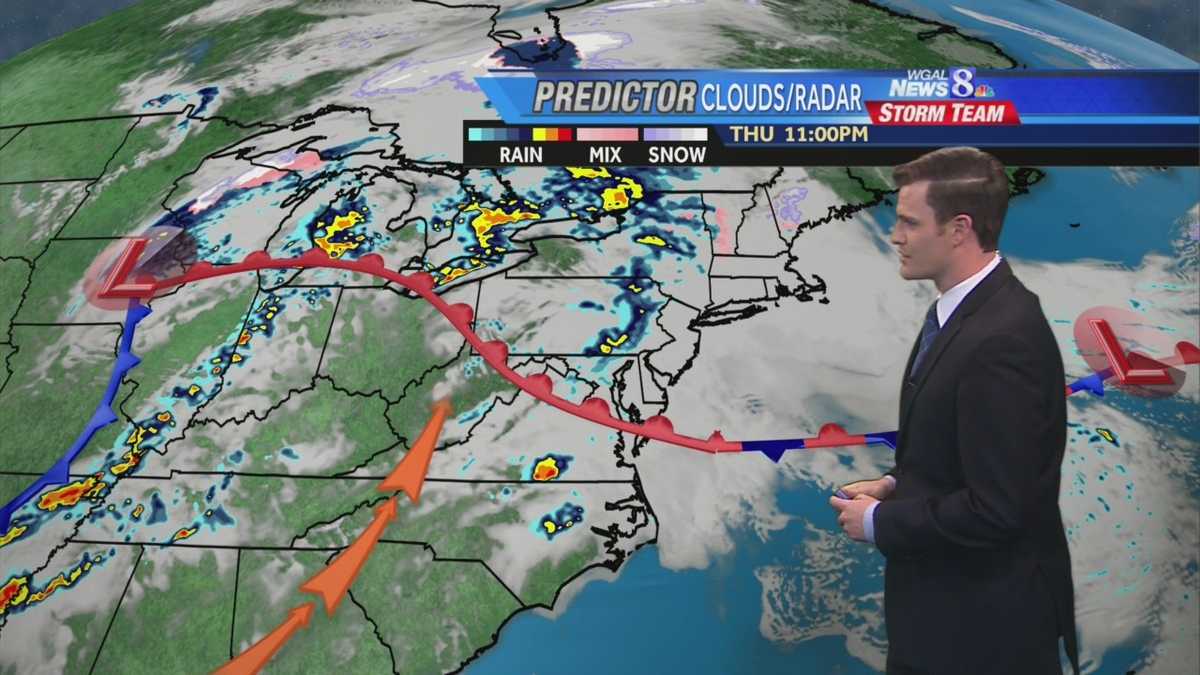 Damp and dreary; more showers in the mix