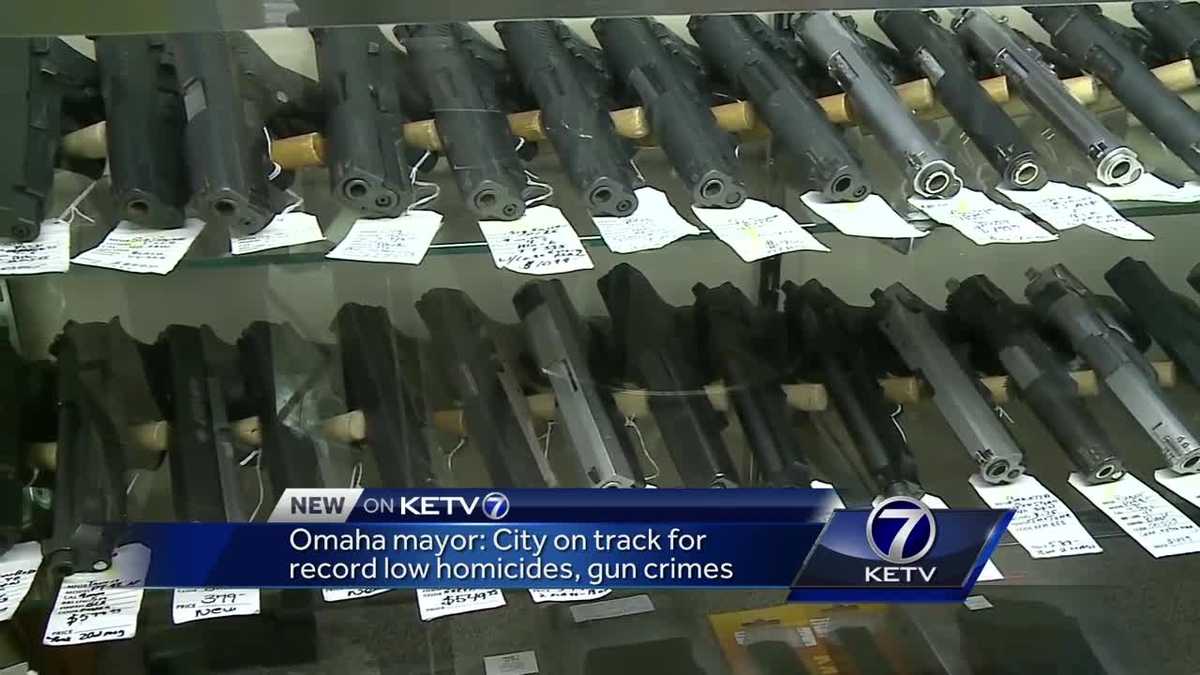 Omaha mayor City on track for record low homicides and gun crimes