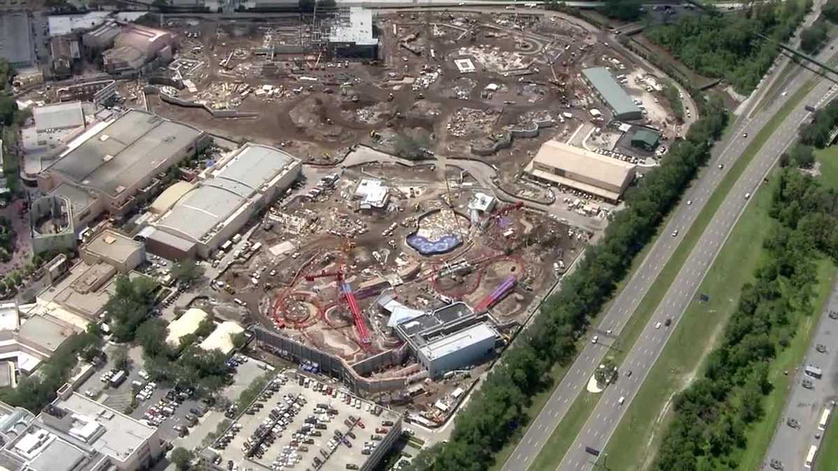 VIDEO Aerial view of new Disney attractions