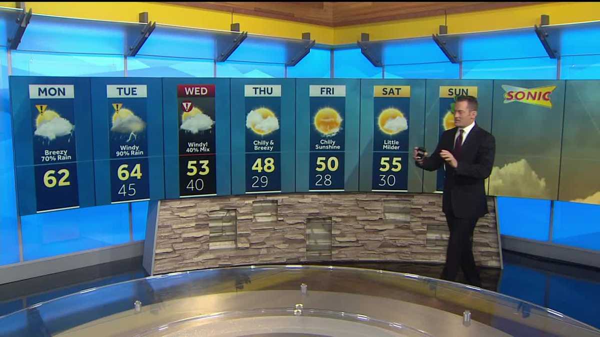 Spring break week set to bring rain and snow