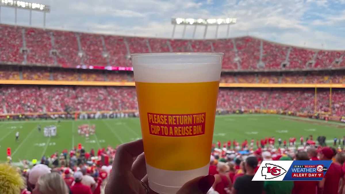 New reusable cups in Arrowhead Stadium saving thousands of pounds of waste from landfill