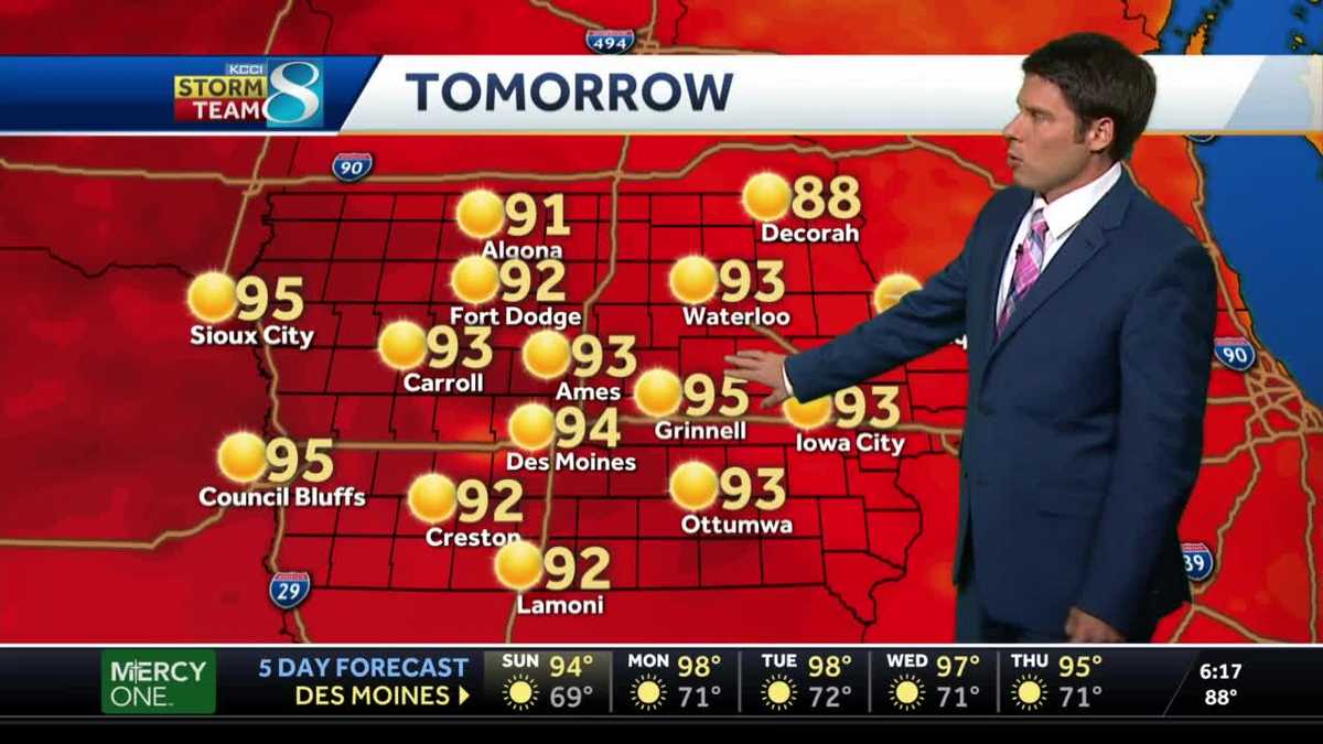 Intense heat up this week