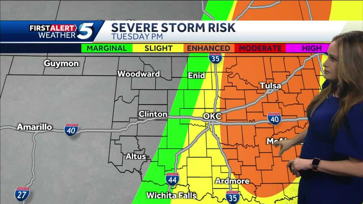 TIMELINE Storms expected in Oklahoma starting Sunday
