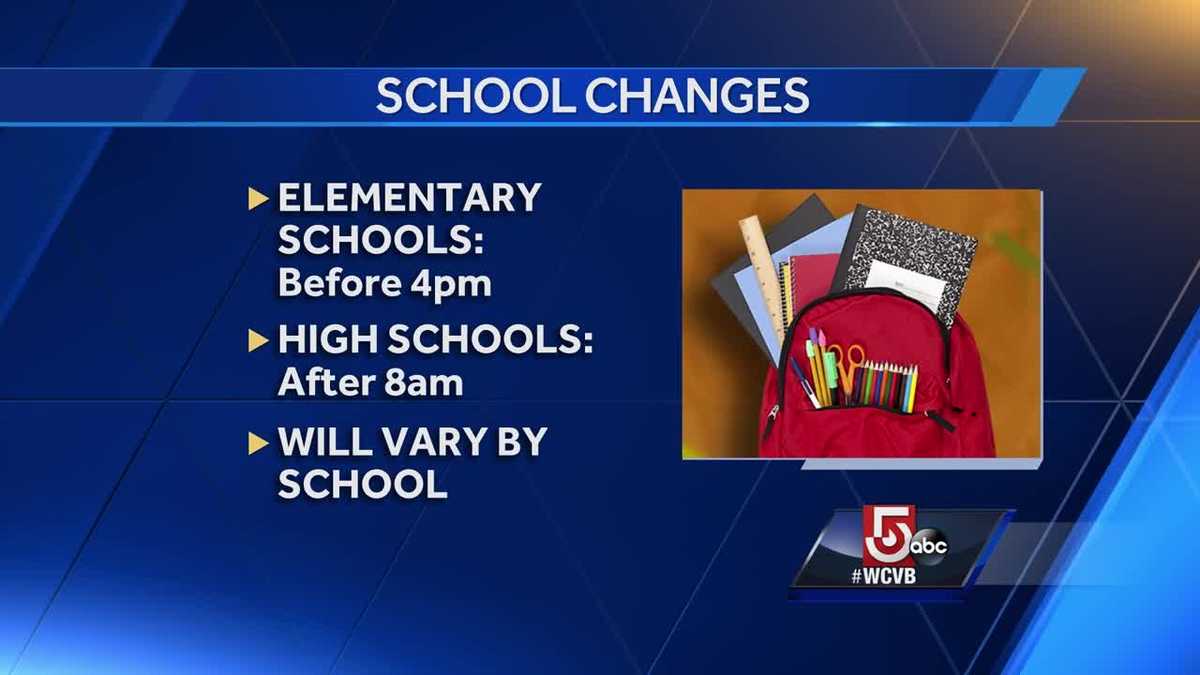 Boston school start times change