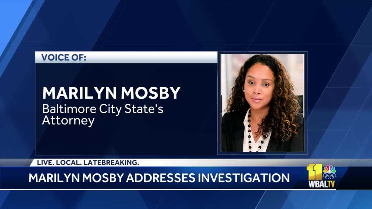 Marilyn Mosby speaks about federal investigations