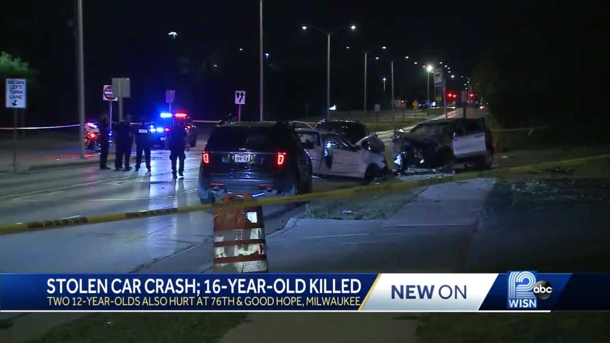 One dead and two injured after teen crashes stolen car