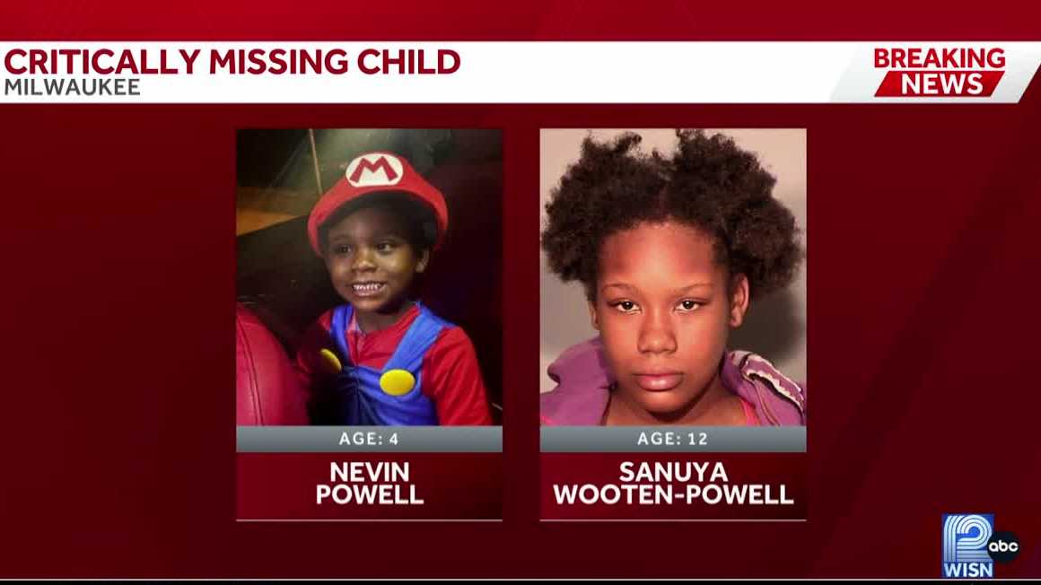 Milwaukee police search for missing 4-year-old and wanted 12-year-old sister
