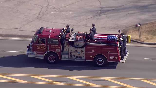 Procession after funeral for Indiana deputy fire chief - Vimarsana News