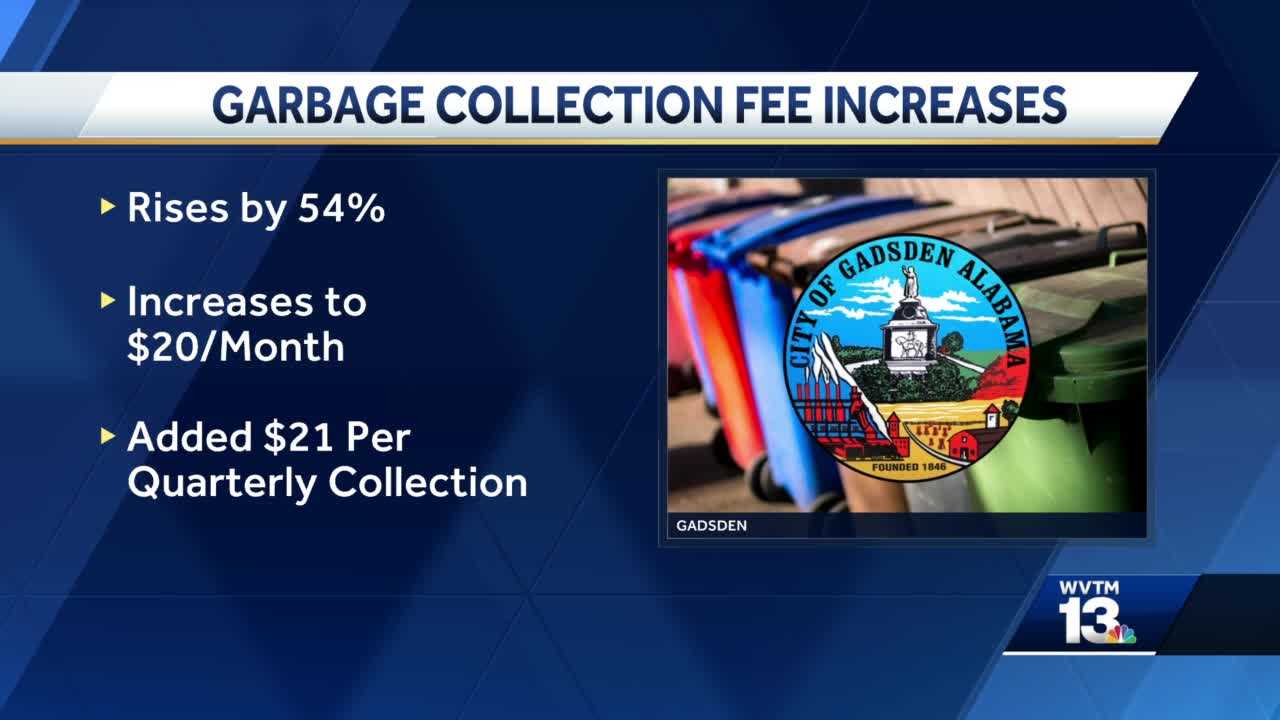 Garbage Collection Fee In Gadsden To Go Up