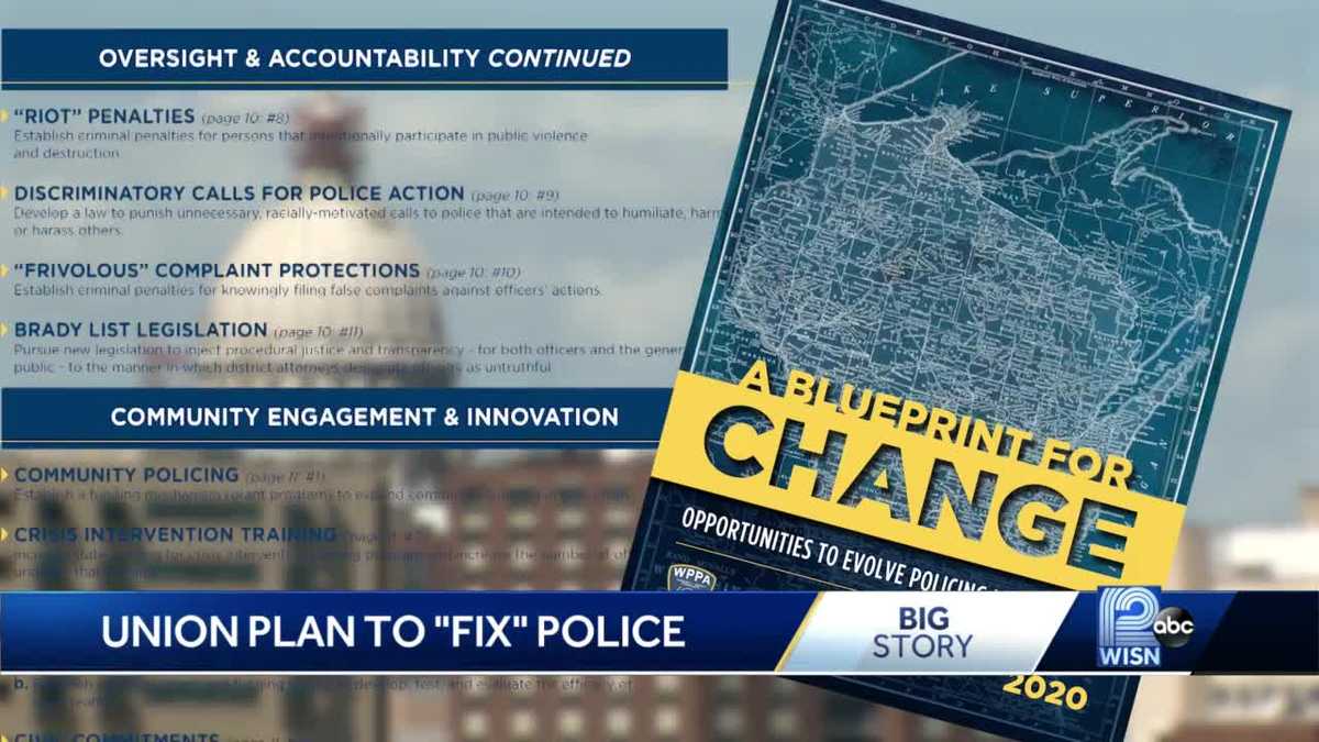 State's largest police union puts together 'blueprint for change'