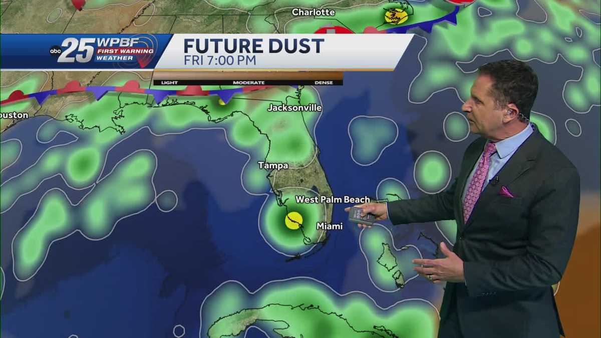 Higher humidity and higher rain chances across South Florida