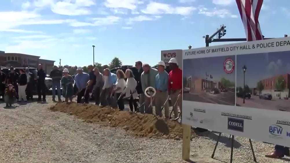 Ground broken on Mayfield city hall 3 years after tornadoes