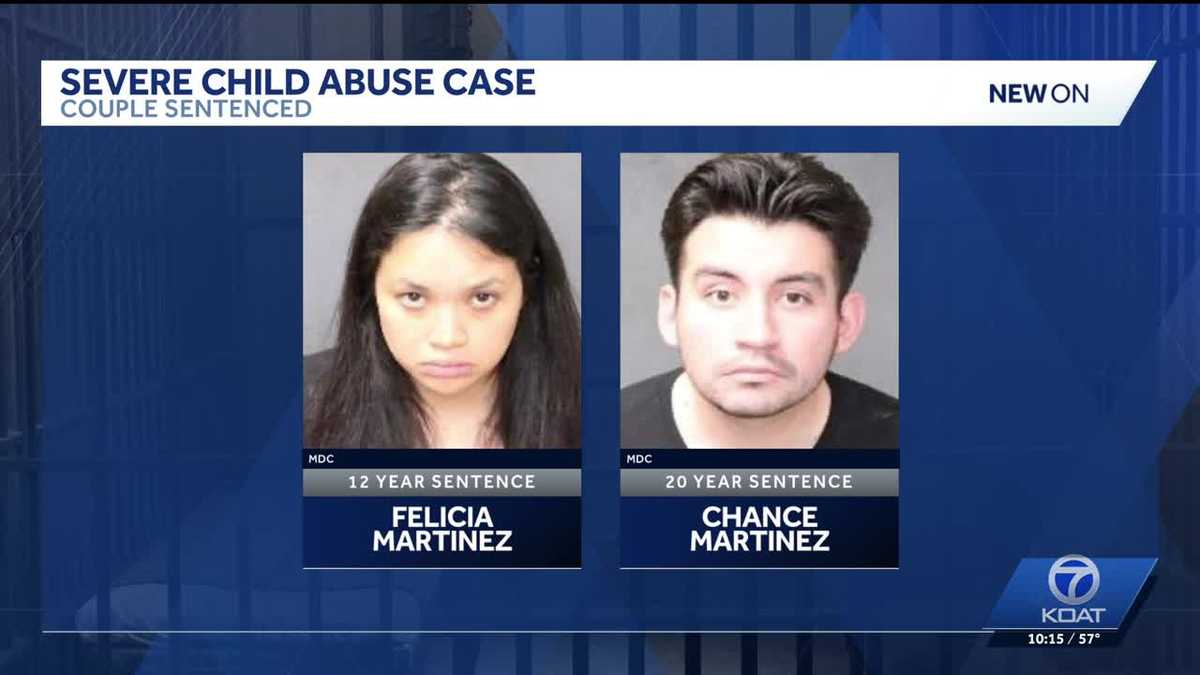 Couple sentenced after severely abusing 4-year-old child