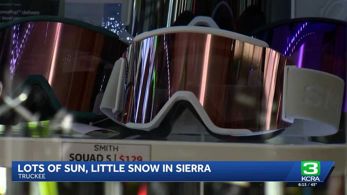 'Come out and ski': Slow start to Sierra snow season impacts businesses relying on Winter tourism
