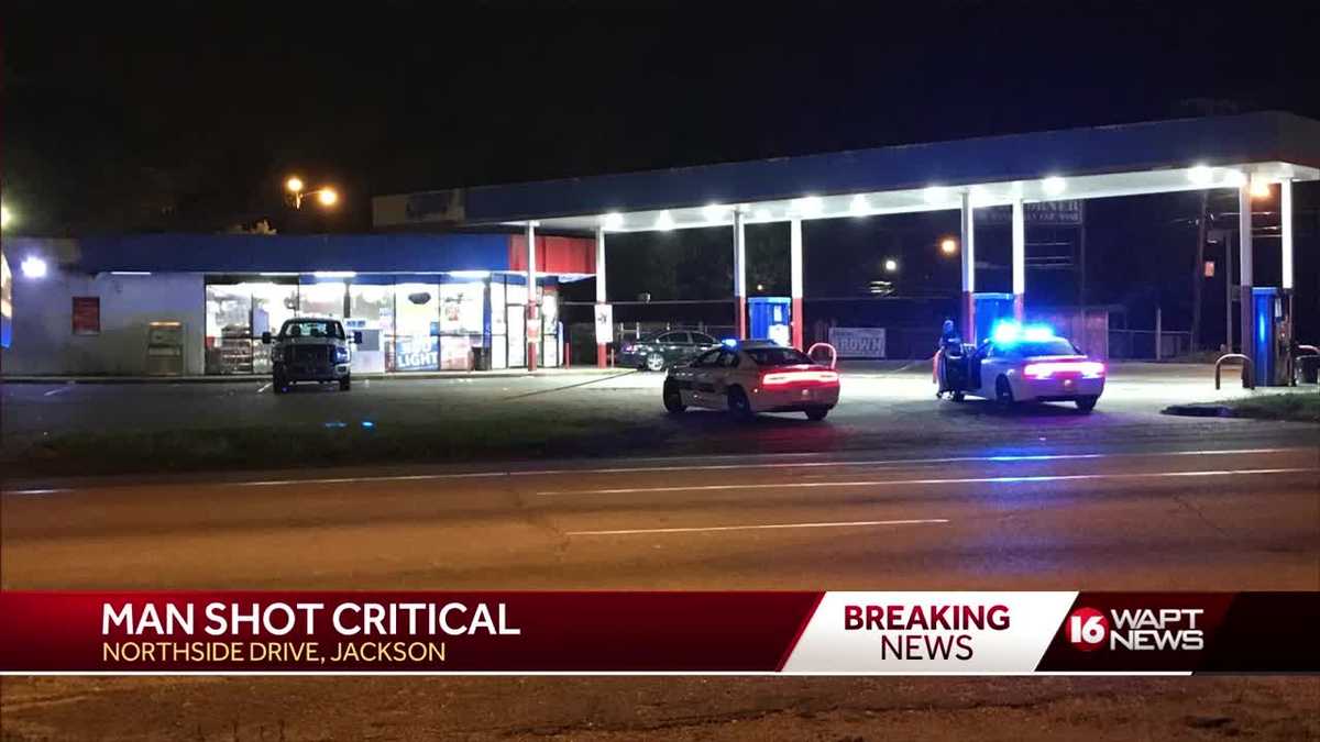 Man collapses at Northside Drive gas station after being shot