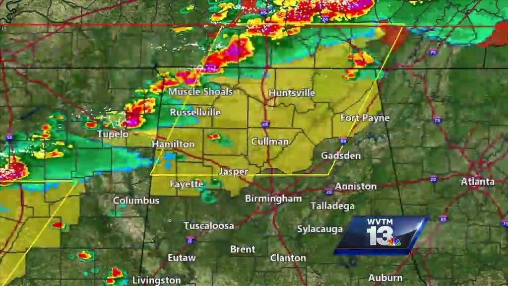 Severe Thunderstorm Warning in effect for parts of viewing area