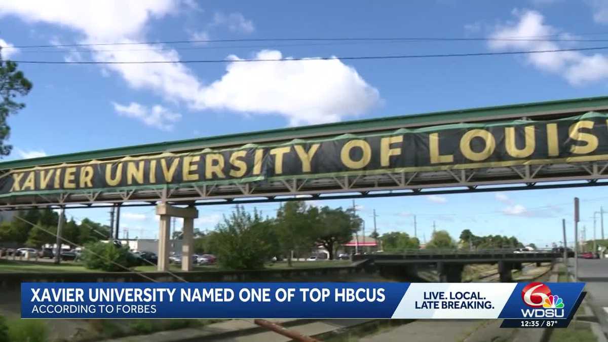 Forbes listed Xavier University as one of the nation's top Historically Black Colleges and Universities