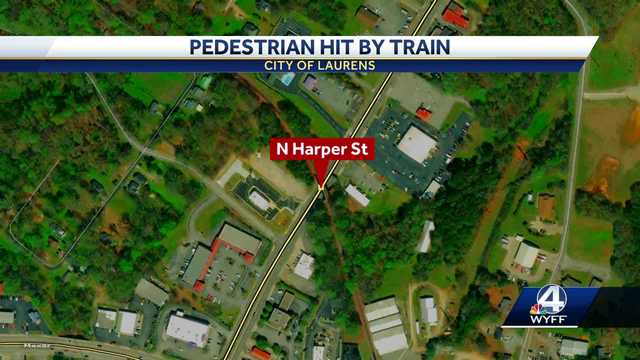 South Carolina: Train hits pedestrian in Laurens - Vimarsana News