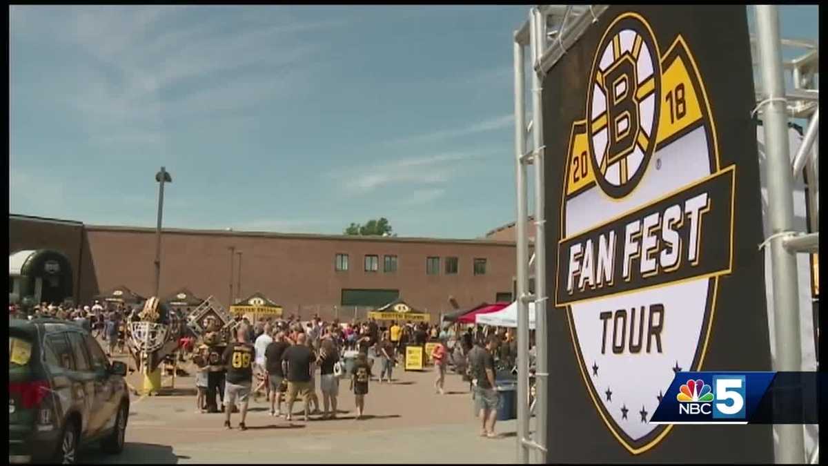 Boston Bruins Fan Fest Tour rolls through Burlington