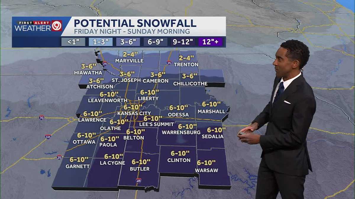 Frigid wind chills on the way Friday in Kansas City before potential snow