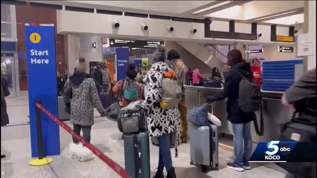 Icy weather causes flights to be delayed, canceled out of OKC - Vimarsana News